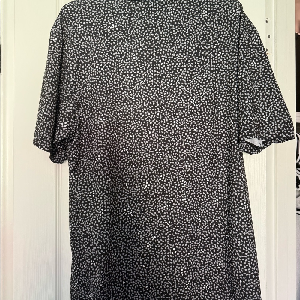 Bad Birdie Black and White Patterned Shirt XL - Picture 3 of 3